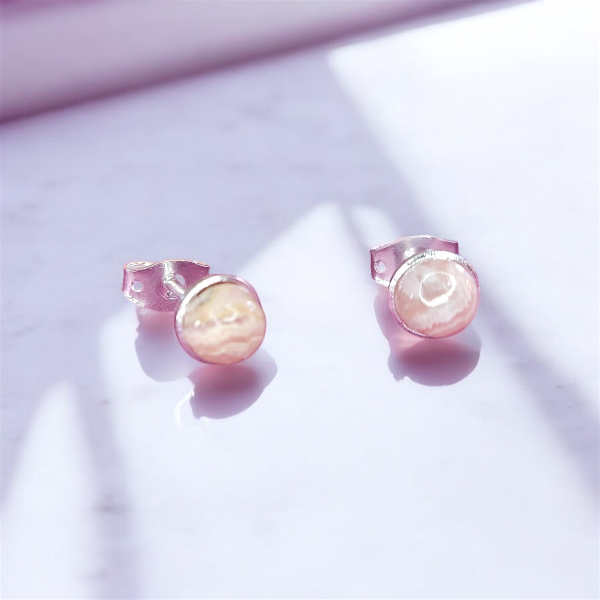 Clou d’oreille Rhodochrosite