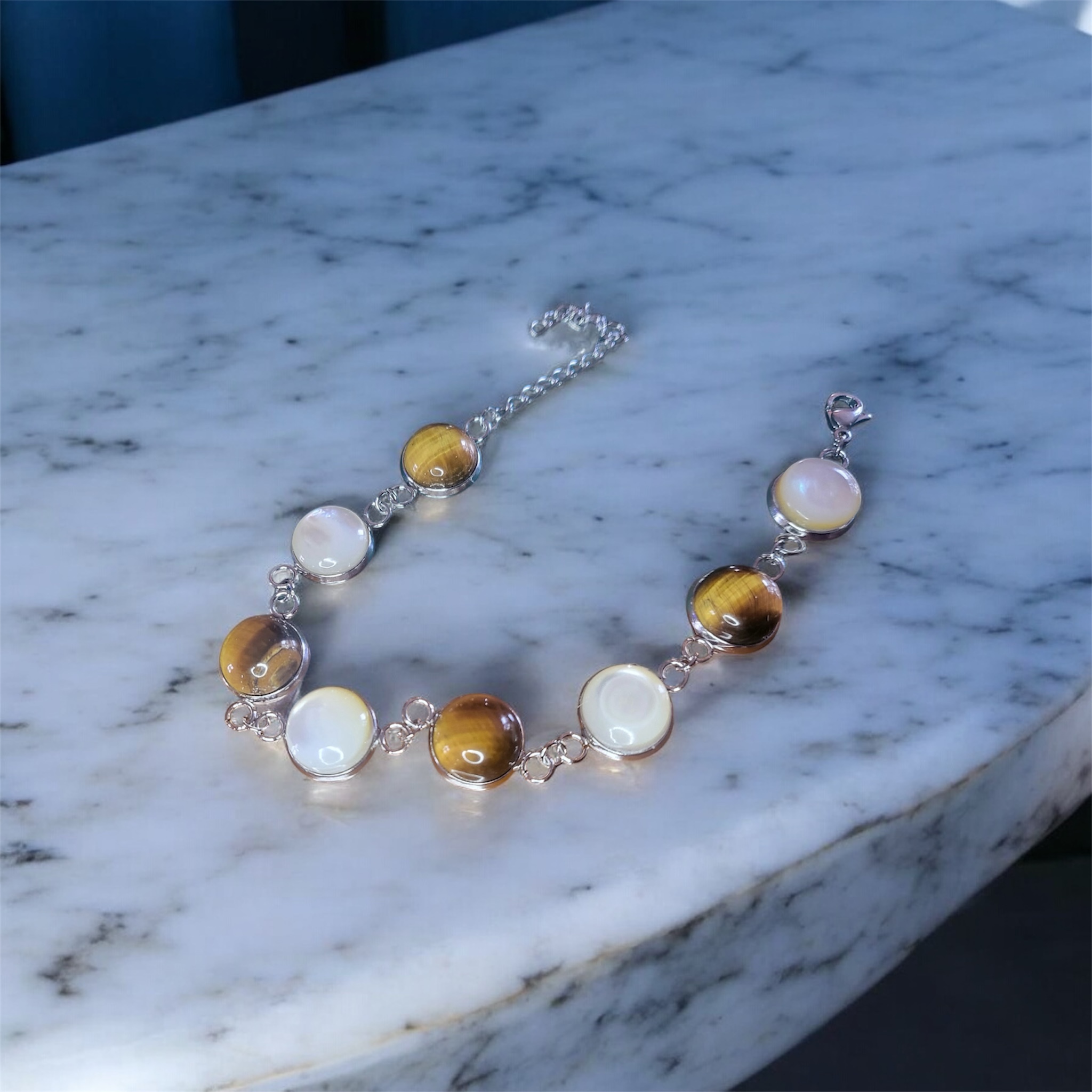 Oeil de Tigre & Nacre blanc – Image 3